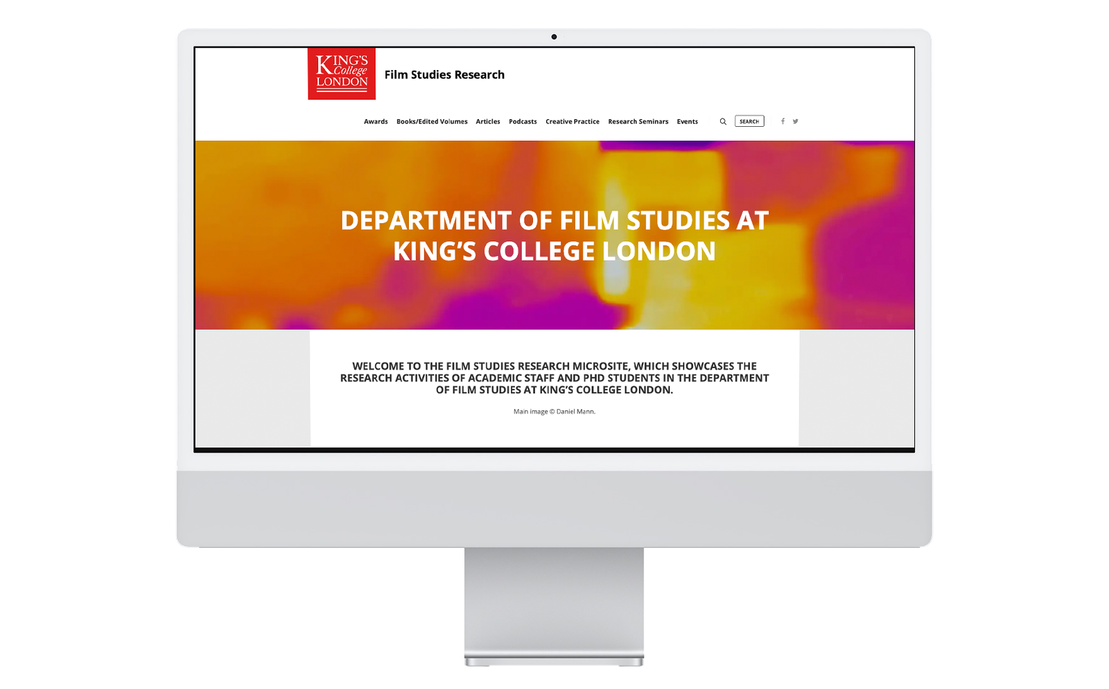 King's College Film Studies Research site